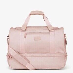 Calpak Stevyn Duffel Bag in Blush Pink  47L TSA carry on